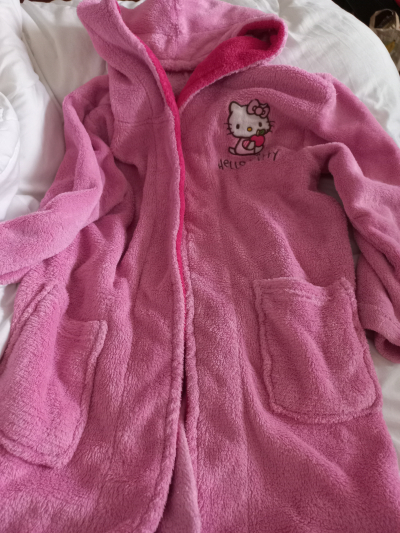 Dětský župan Hello Kitty vel.122-128