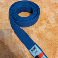 Modrý pásek na karate, 280cm