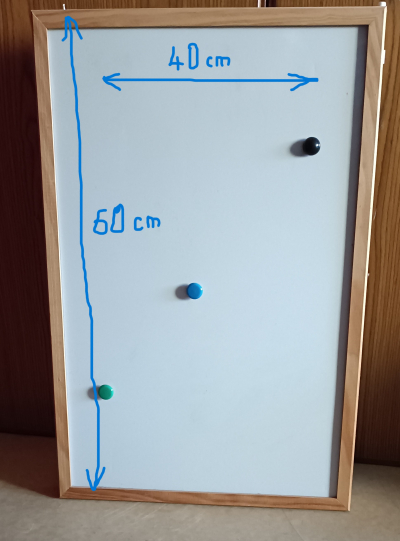 magnetická tabule 1