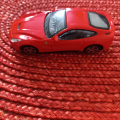 Autíčko Ferrari kovové červené
