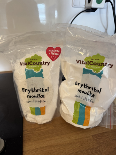 Daruji 1,5 kg erytritolu - moučka