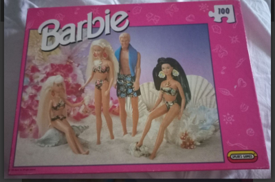 Puzzle Barbie 100 dílků