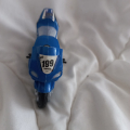 Motorka modrá s číslem 199