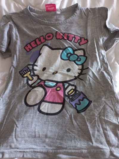 Tričko Šedé Hello Kitty vel.110