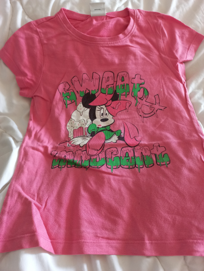 Růžové tričko Minnie vel. 4-5 let