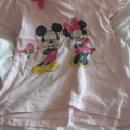 Růžové tričko Disney vel.98