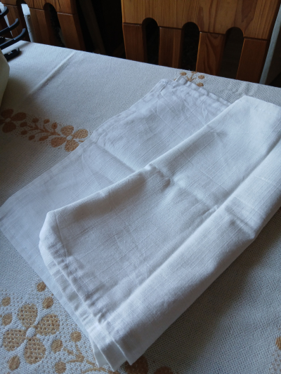 stolní šál bílý 40 x 150