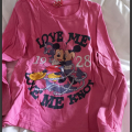 Krásné tričko Minnie a Mickey vel.116