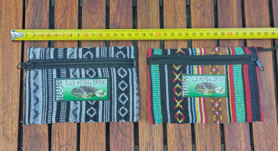 Dvě látkové taštičky/kapsičky na zip