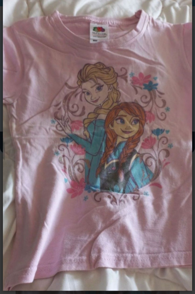 Tričko Ledové království Elsa a Anna vel.116