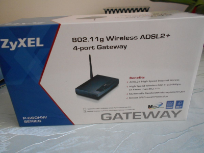 Modem  Zyxel staršího vydání