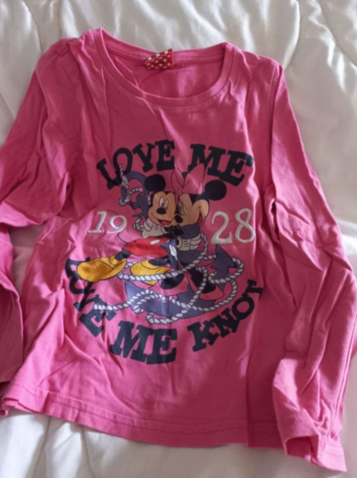 Tričko Mickey a Minnie vel.116