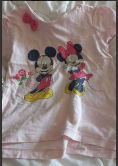 Dívčí tričko Mickey a Minnie vel. 98