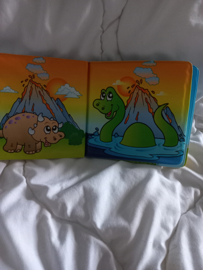 Omyvatelná knížka Dinosaurus