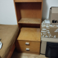 retro manželská postel s nočními stolky - daruji