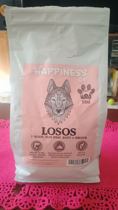 Happiness granule pro štěňata losos