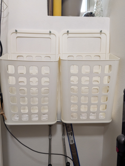 organizer z Ikea na zeď