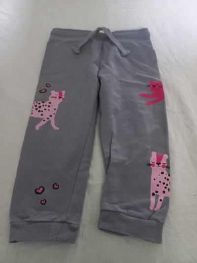 Šedé tepláčky se zvířátky ZOO vel.86