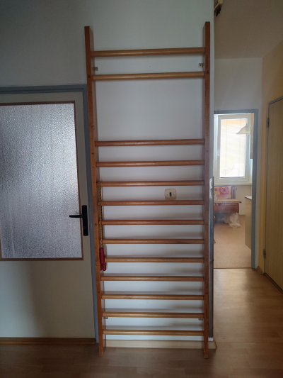Dřevěný ribstol / žebřiny