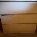 Bílá komoda se šuplíky Ikea