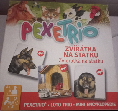 Pexeso zvířátka na statku