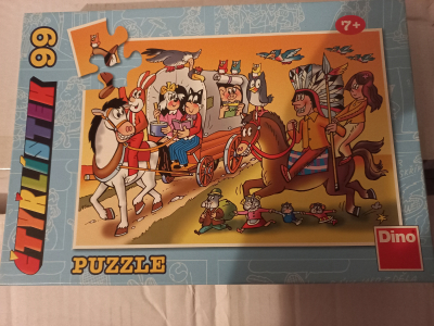 Puzzle čtyřlístek
