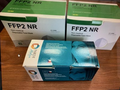 FFP2 respirátory a roušky