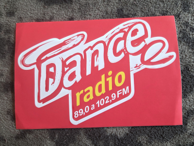 1x samolepka Dance Radio