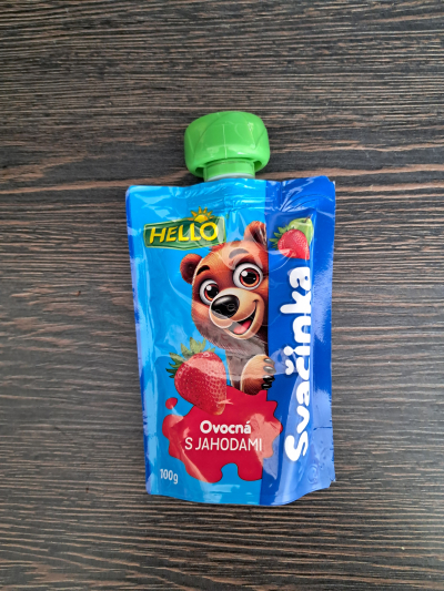 Ovocná kapsička Hello jahoda