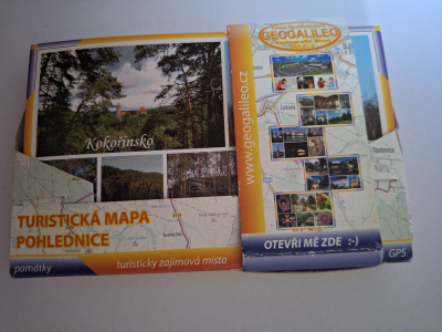 Mapa s pohlednicemi ČR