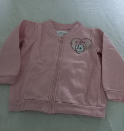 Růžová mikina Disney 74/80