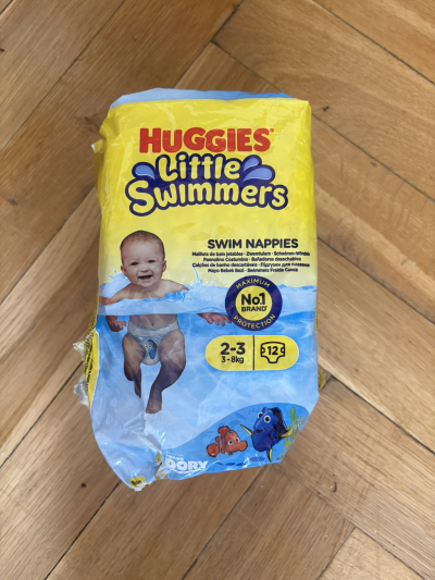Plenky do vody Huggies Little Swimmer (3-8 kg)