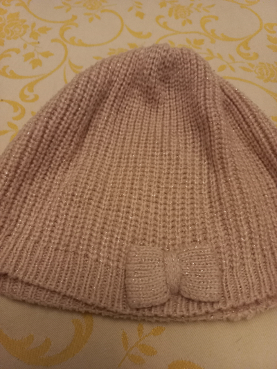 Růžová čepice vel. 110/128