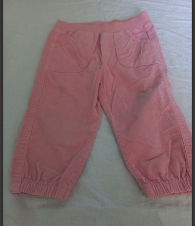 Růžové kalhoty vel.80