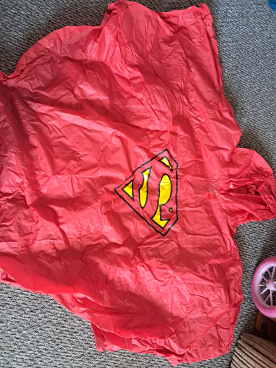 Supermanská pláštěnka - pončo
