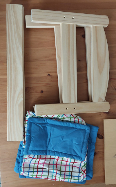 Ikea Dusting postýlka pro panenku