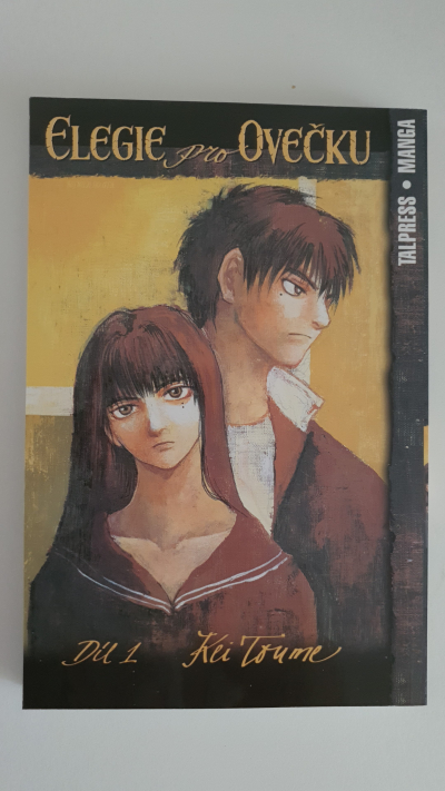 Komiks manga elegie pro ovečku