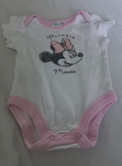 Bílé body Minnie vel. 68/74