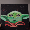 Obraz Baby Yoda - plátno