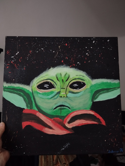 Obraz Baby Yoda - plátno