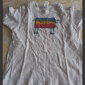 Bílé tričko s ovečkou velikost  98/104