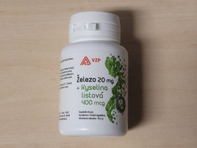 Železo 1, expirace 11/2027