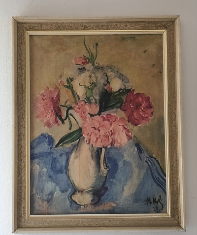 Reprodukce na plátně  (velikost 63x50cm)