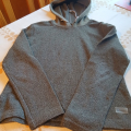 šedá mikina s kapucí L