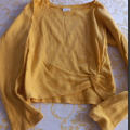 Žluté tričko Zara vel. 140