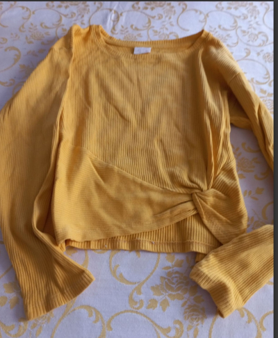 Žluté tričko Zara vel. 140