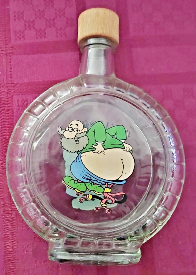 Vtipná placatice  na slivovici nebo na čaj :D