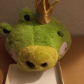Plyšák Angry Birds s korunkou