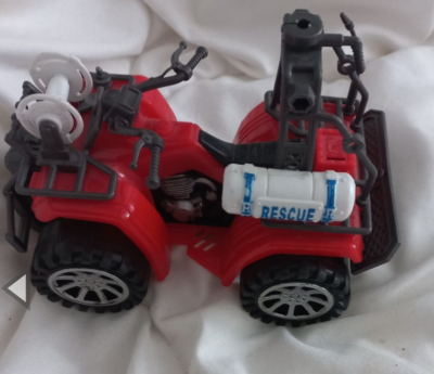 Červené auto do  terénu
