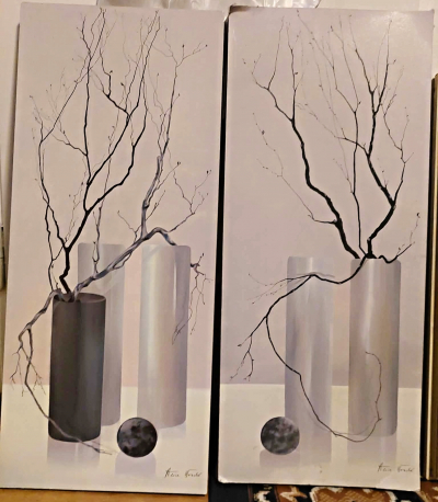 2x velký moderní obraz Alice Wonder (30x70 cm)